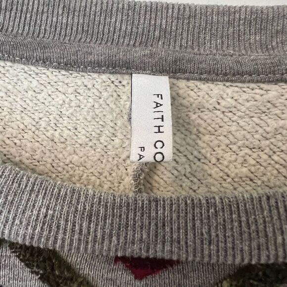 Faith Connexion Chevron Embroidered Sweatshirt - Picture 3 of 8